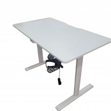 MSW Electric Standing Desk, 110 x 60 cm Steel Adjustable Height Desk, Quick Assembly, Ultra-Quiet Motor - V3-1160